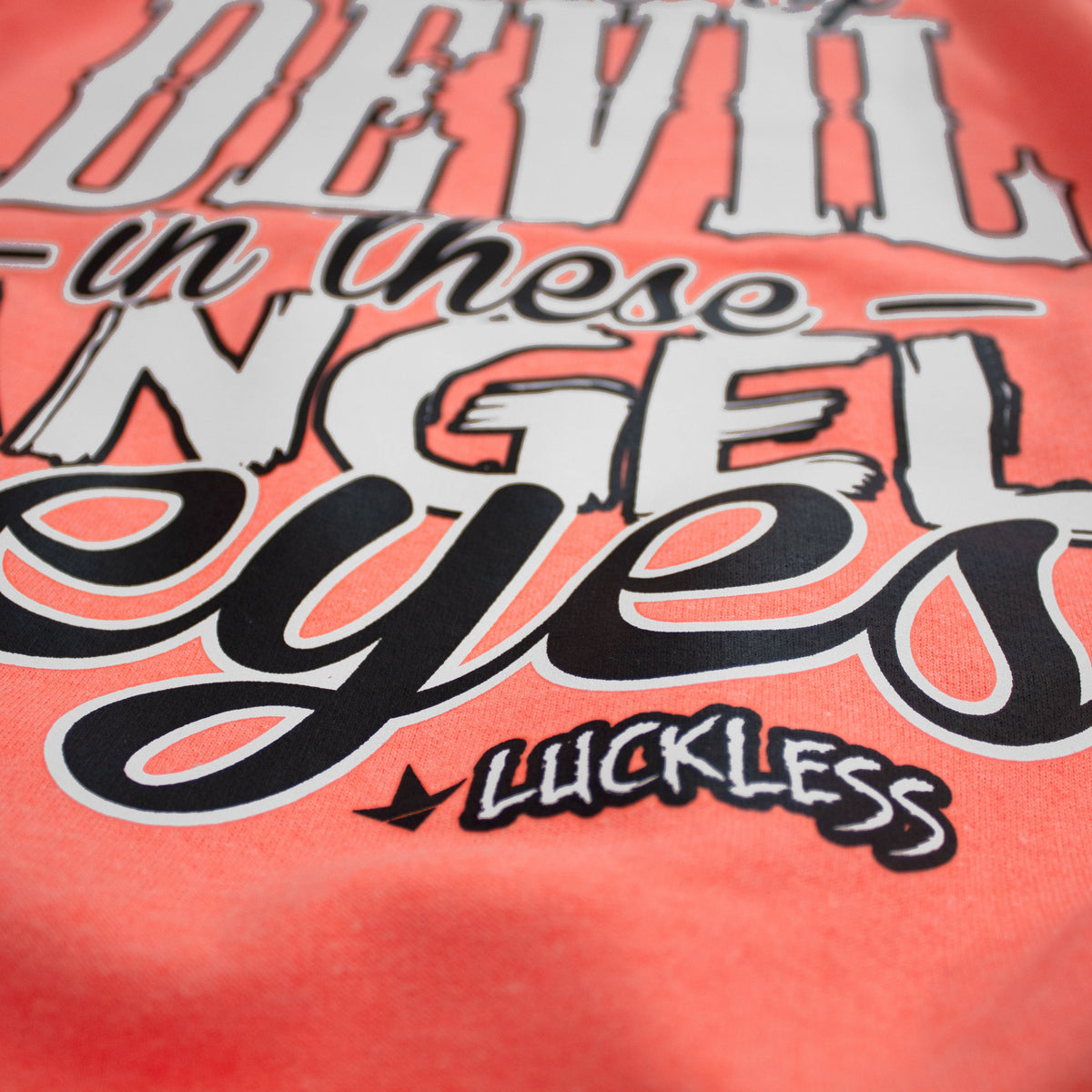 Lil Bit Of Devil in these Angel Eyes Hoodie - Studio 653