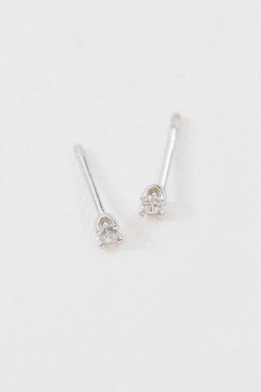 Dainty Stud Stone Earrings - Studio 653