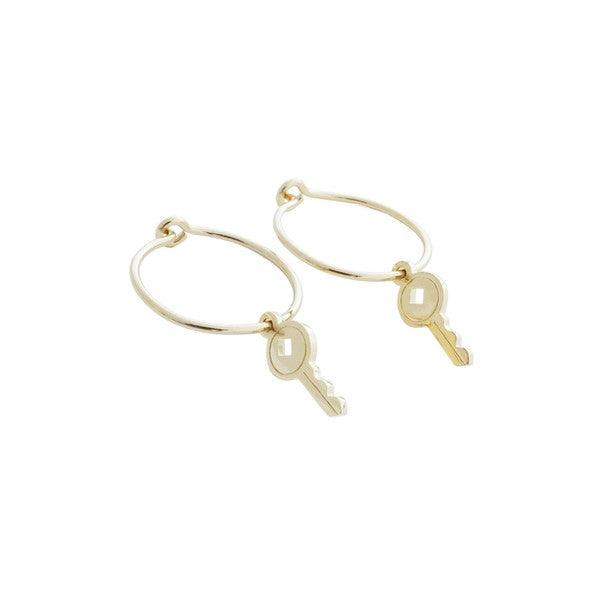 Magic Charm Key Hoops - Studio 653