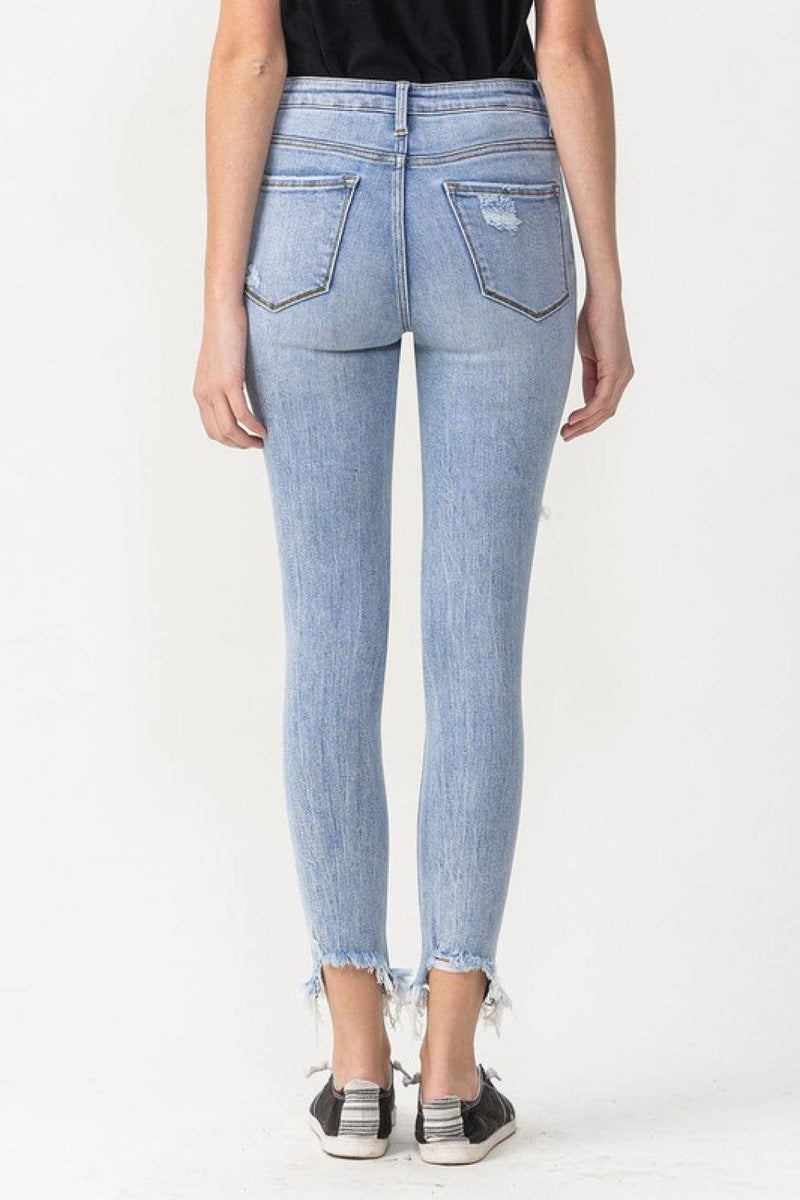Lauren Distressed High-Rise Skinny Jeans - Studio 653