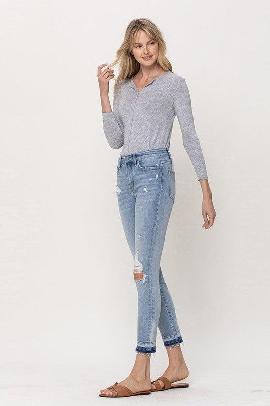 Mid-Rise Crop Skinny Jean - Studio 653